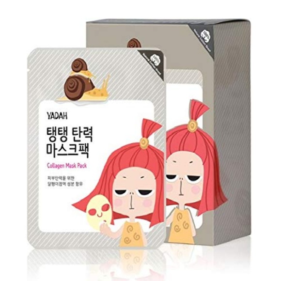 New Sealed Yadah Collagen Mask 10 pack red hair - Picture 1 of 1